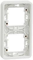 Рамка вертикальная Schneider Electric Mureva Styl 2-м. IP55 белый картинка